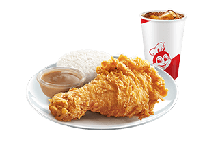 1 - pc. Chickenjoy with Drinks - Jollibee