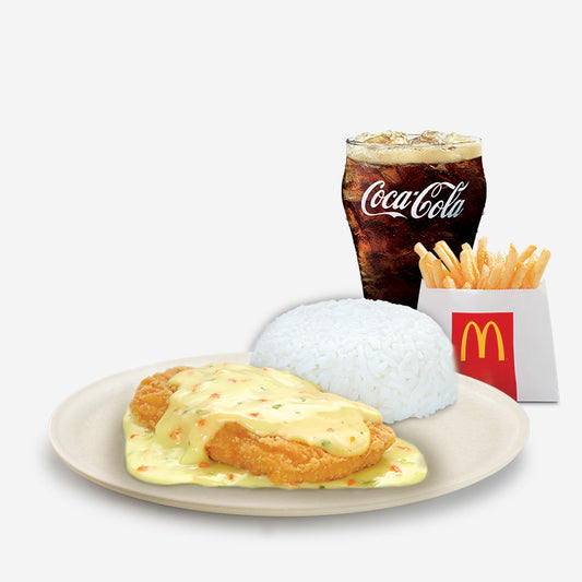 1-pc McCrispy Chicken Fillet Ala King Small Fries & Drinks Meal - McDonald's