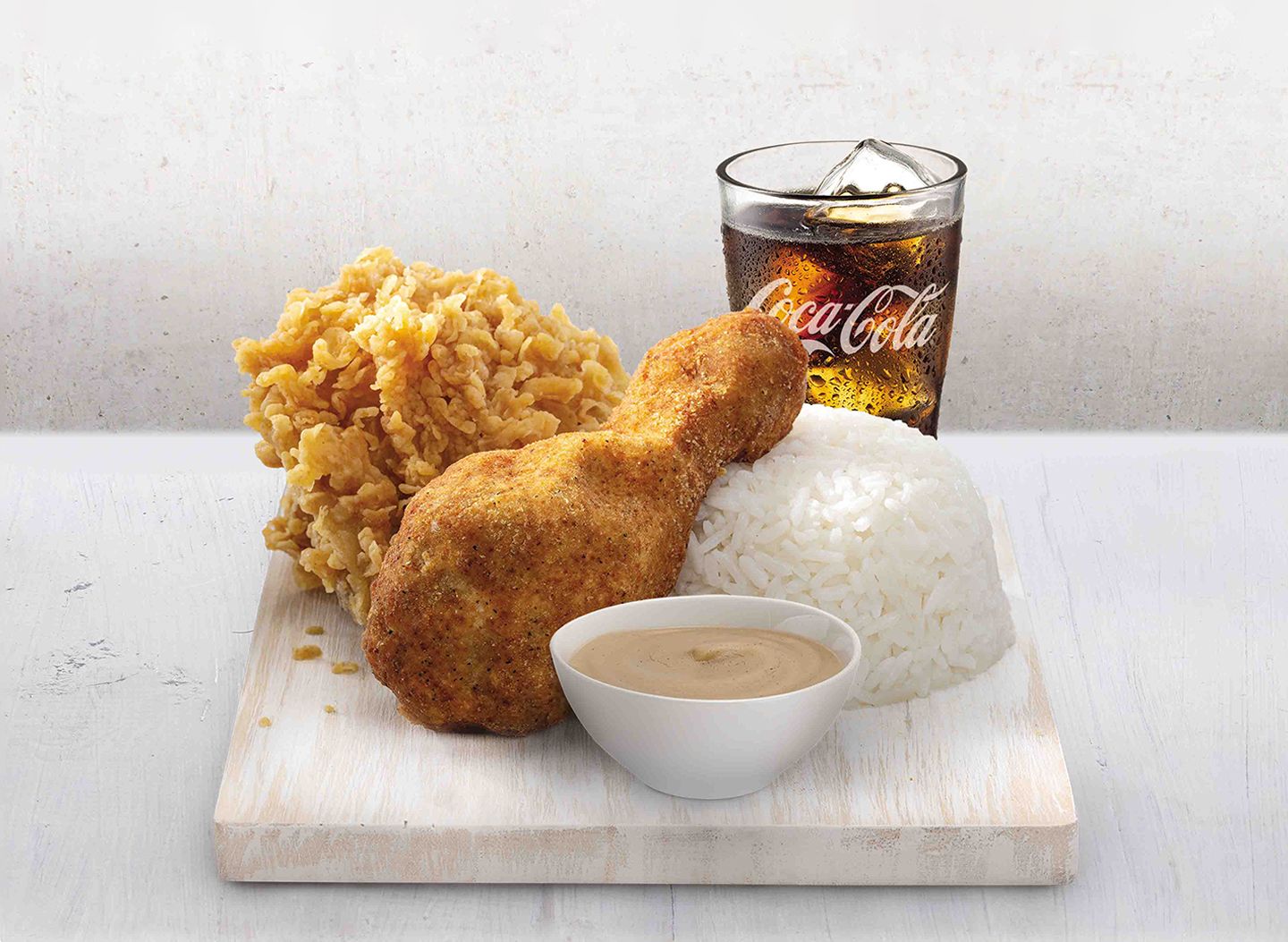 2-pc. Chicken w/ 1 Side, 1 Rice & Drink - KFC