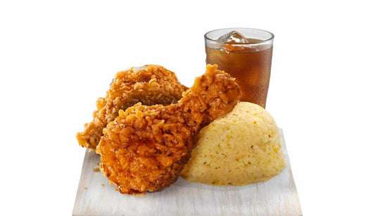 2-pc. Chicken w/ Rice & Drink - KFC