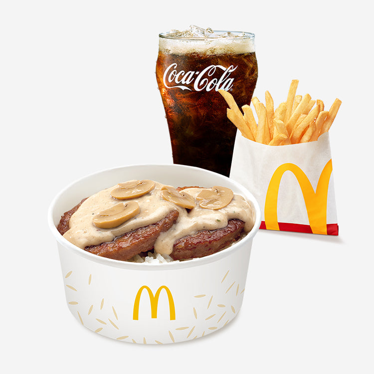 2-pc Mushroom Pepper Steak with Small Fries & Drinks - Mcdonald's