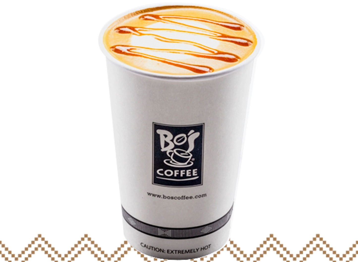 Hot Caramel Latte Medium - Bo's Coffee