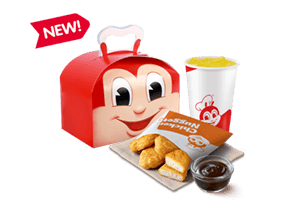 4-pc Chicken Nuggets with Drinks Kiddie Meal - Jollibee