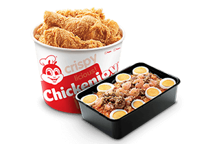 8 - pc. Chickenjoy Original with Palabok Family Pan - Jollibee