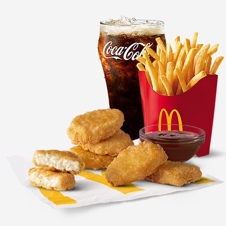 6-pc McNuggets  with Large Fries & Drinks Meal - Mcdonalds