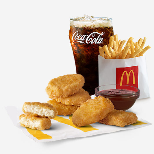 6-pc McNuggets  with Small Fries & Drinks Meal - Mcdonalds