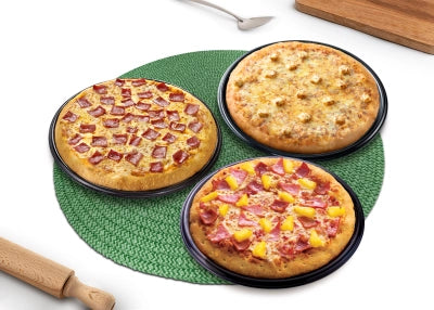 3-pcs. 9" Double Size Pizzas - Greenwich