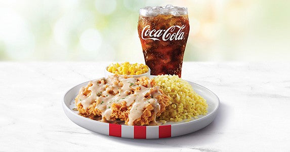 Ala King Zinger Steak Meal with Buttered Corn with Regular Drinks - KFC