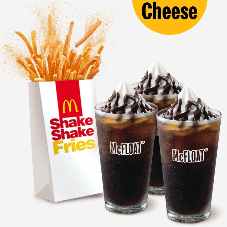 BFF Shake Shake Fries Cheese N McFloat Combo - Mcdonald's