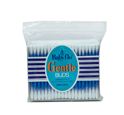 Babyflo Gentle Bud Blue 6pcs x 200 Tips (24) Promo - JuanMart