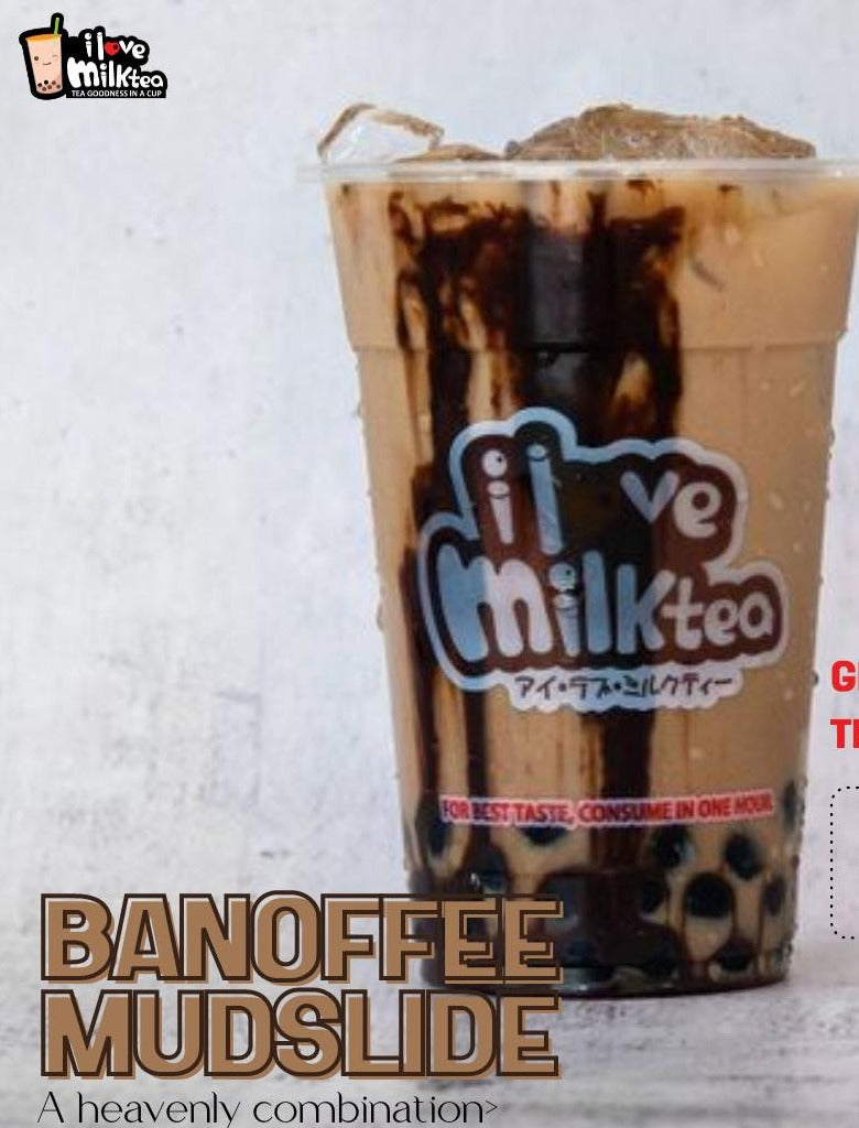 Banoffee Mudslide Large Milk Tea - I love Milktea