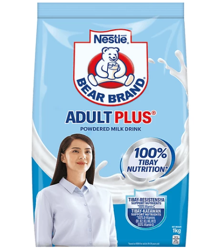 Bear Brand Milk Adult Plus 12pcs x 1kg - JuanMart