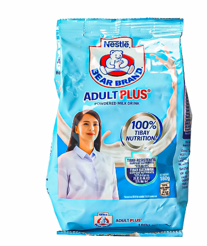 Bear Brand Milk Adult Plus 180g - JuanMart