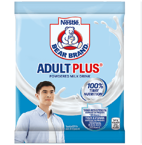 Bear Brand Milk Adult Plus 33g - JuanMart