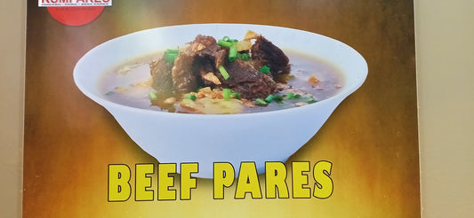 Beef Pares w/ BBQ - Kumpares