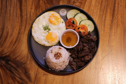 Beef Tapa Rice Meal - Black Scoop Dagupan