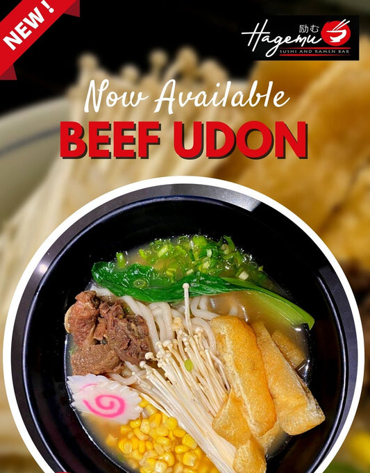 Beef Udon - Hagemu Sushi & Ramen Bar