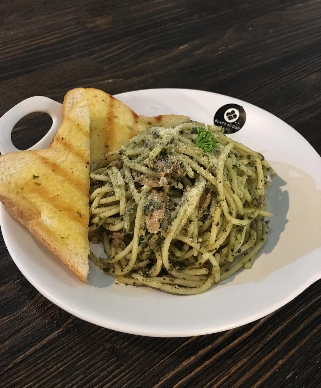 Tuna Pesto Pasta - Black Scoop Dagupan