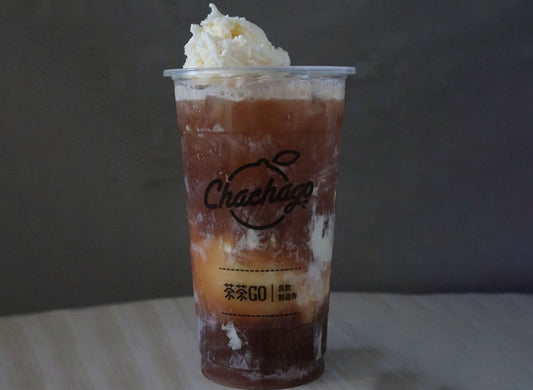 Blacktea with Ice Cream Large - Chachago