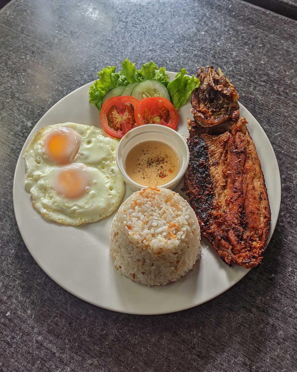 Boneless Bangus Rice Meal - Black Scoop Dagupan