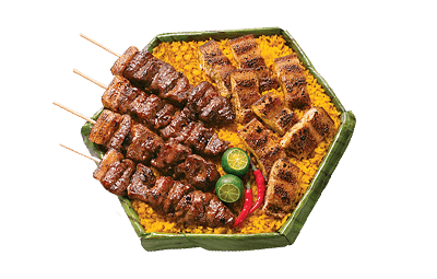 Buddy Fiesta Meal Pork BBQ & Grilled Liempo - Mang Inasal