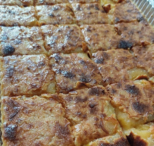 Cassava Cake XL Kakanin in Bilao (100pcs) - Mitch's Desserts