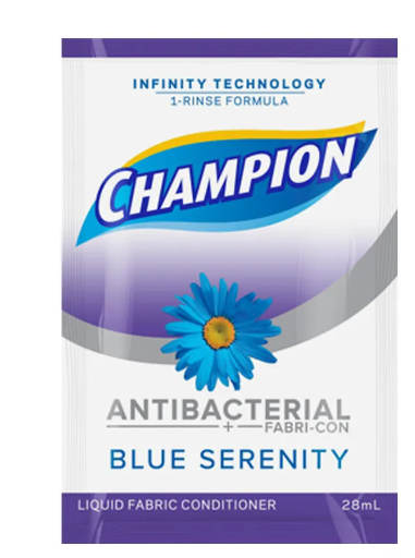 Champion Fabric Conditioner Blue Serenity 18pcs x 12 x 28ml - JuanMart