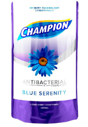 Champion Fabric Conditioner Blue Serenity 1L - JuanMart