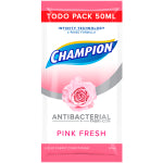 Champion Fabric Conditioner Pink Fresh 50ml - JuanMart