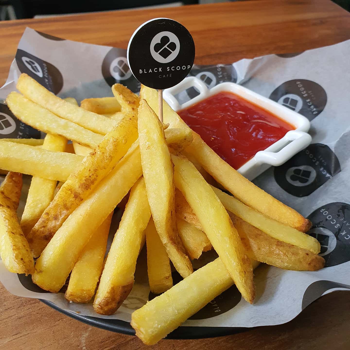 Plain Potato Fries - Black Scoop Dagupan