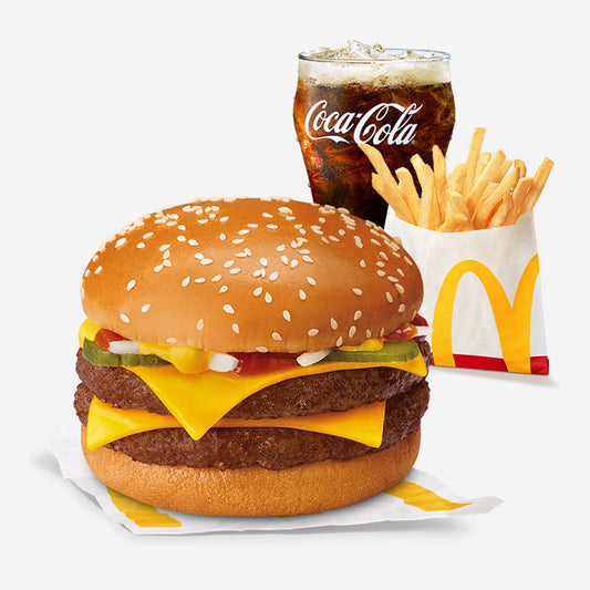 Double Quarter Pounder w/ Cheese & Small Fries and Drinks  Meal - Mcdonald's