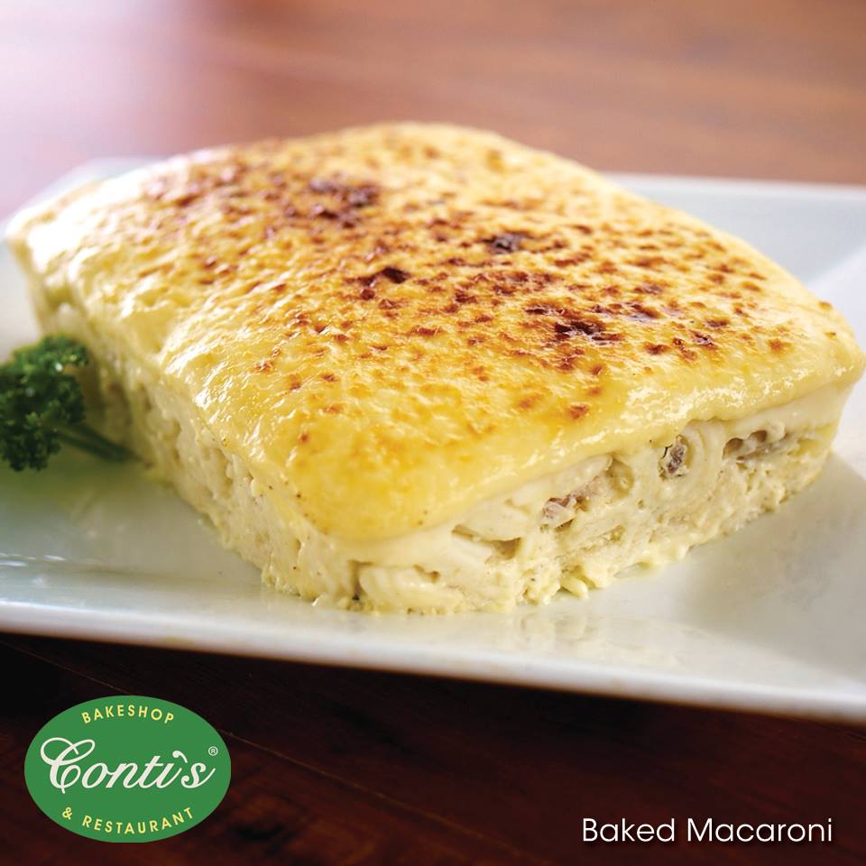 Cheesy Baked Macaroni Family Size - Contis Bakeshop