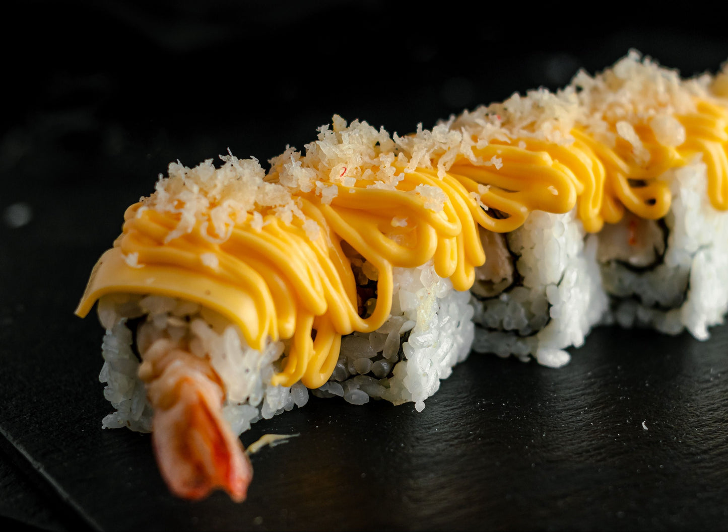 Cheesy Tempura Roll Chef's Roll - Hagemu Sushi & Ramen Bar