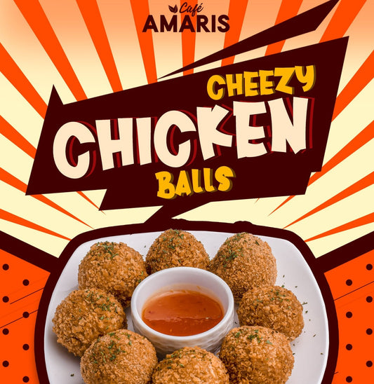 Cheezy Chicken Balls Snacks - Cafe Amaris