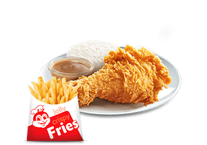 1 - pc. Chickenjoy with Fries Solo - Jollibee