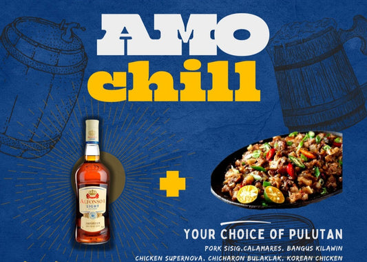 Chill Inuman Promo 700 ml Alfonso Lights - Amo Beach Restobar