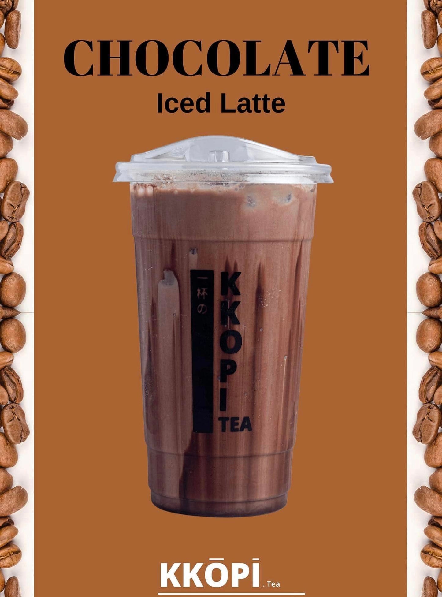 Chocolate Iced Latte Solo 16oz - Kkopi Tea