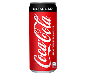 Soda In Can Coke Zero (330ml) Drink - Domino's Pizza