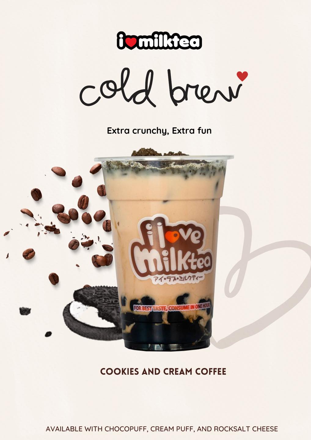 Cookies & Cream Large Coffee - I Love Milktea