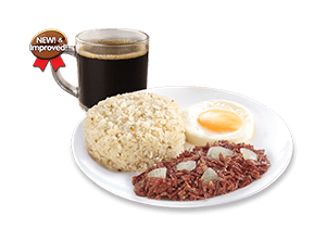 Breakfast Corned Beef with Drink - Jollibee