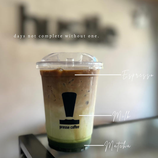 Iced Dirty Matcha Petit - Presse Cafe