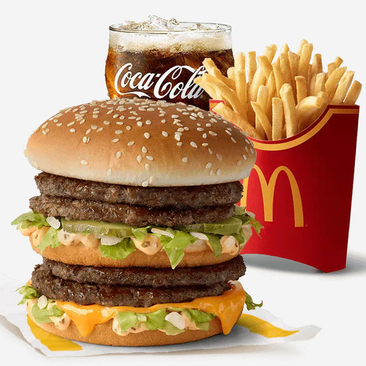 Double Big Mac with Large Fries & Drinks Meal - Mcdonald's