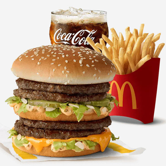 Double Big Mac with Medium Fries & Drinks Meal - Mcdonald's