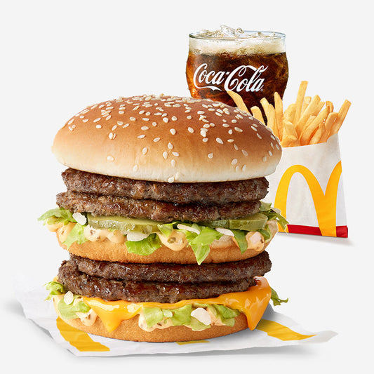 Double Big Mac with Small Fries & Drinks Meal - Mcdonald's