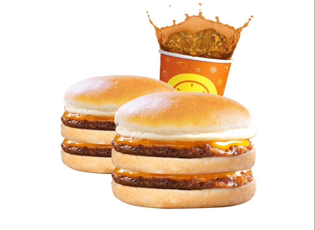 Double Chili Cheesy Burger w/ Drinks - Minute Burger