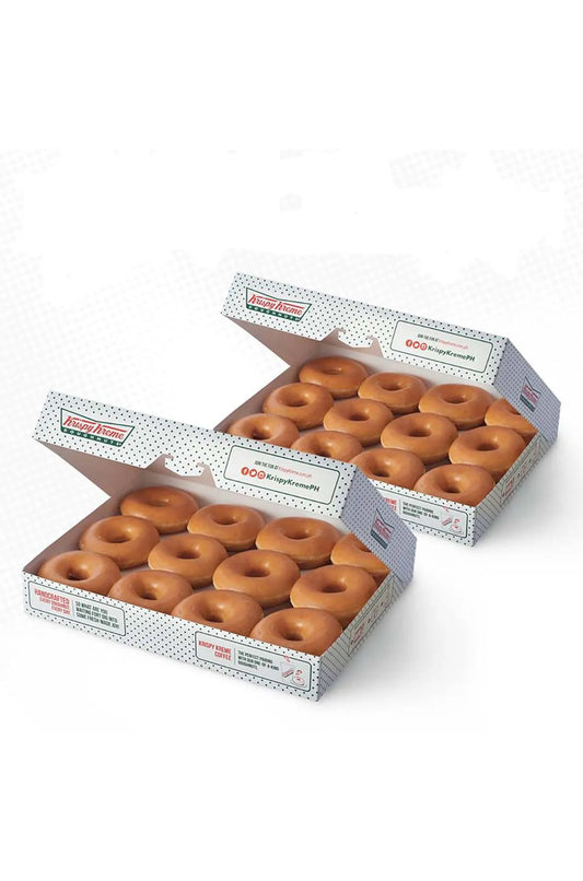 Double Dozen Original Glazed Doughnuts - Krispy Kreme