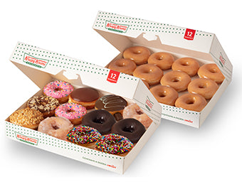 Double Dozen Regular Assorted Doughnuts - Krispy Kreme