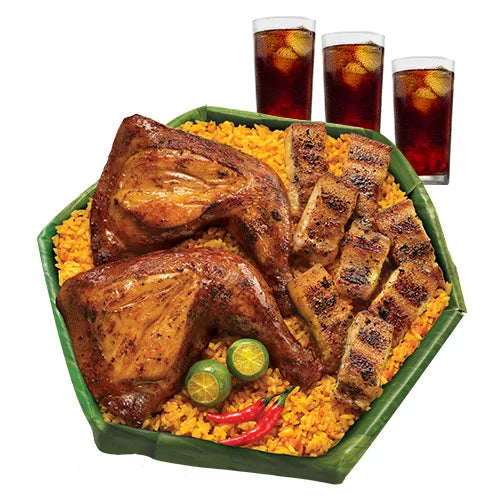 Family Fiesta Meal  Chicken Inasal & Grilled Liempo - Mang Inasal