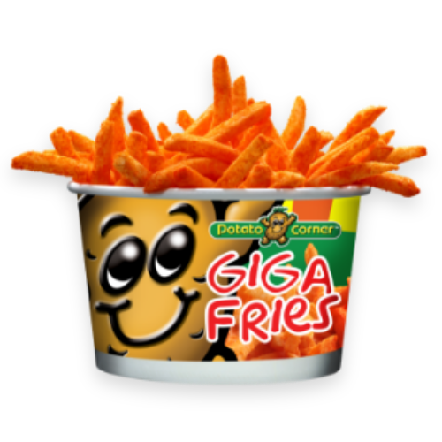 Giga Core Chili Bbq Flavor  World's Best Flavored Fries  - Potato Corner