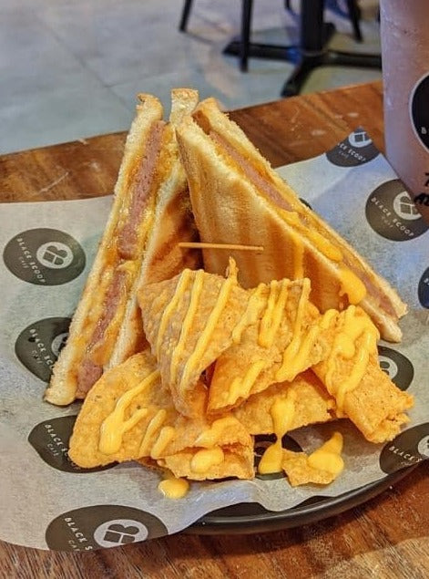 Ham & Egg Sandwich - Black Scoop Dagupan